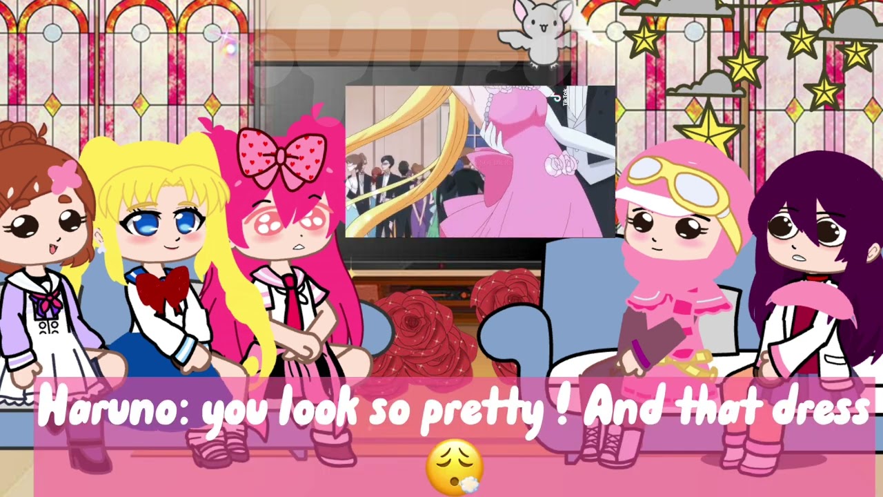 Anime/ cartoon girls react to each other{} part 2/5 {} •YUE•{} sailor moon