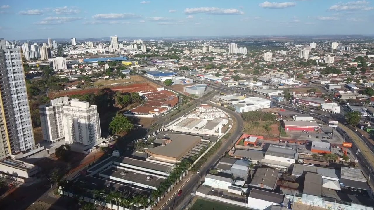 Video mostrando a divisa de Goiânia com Aparecida de Goiânia 