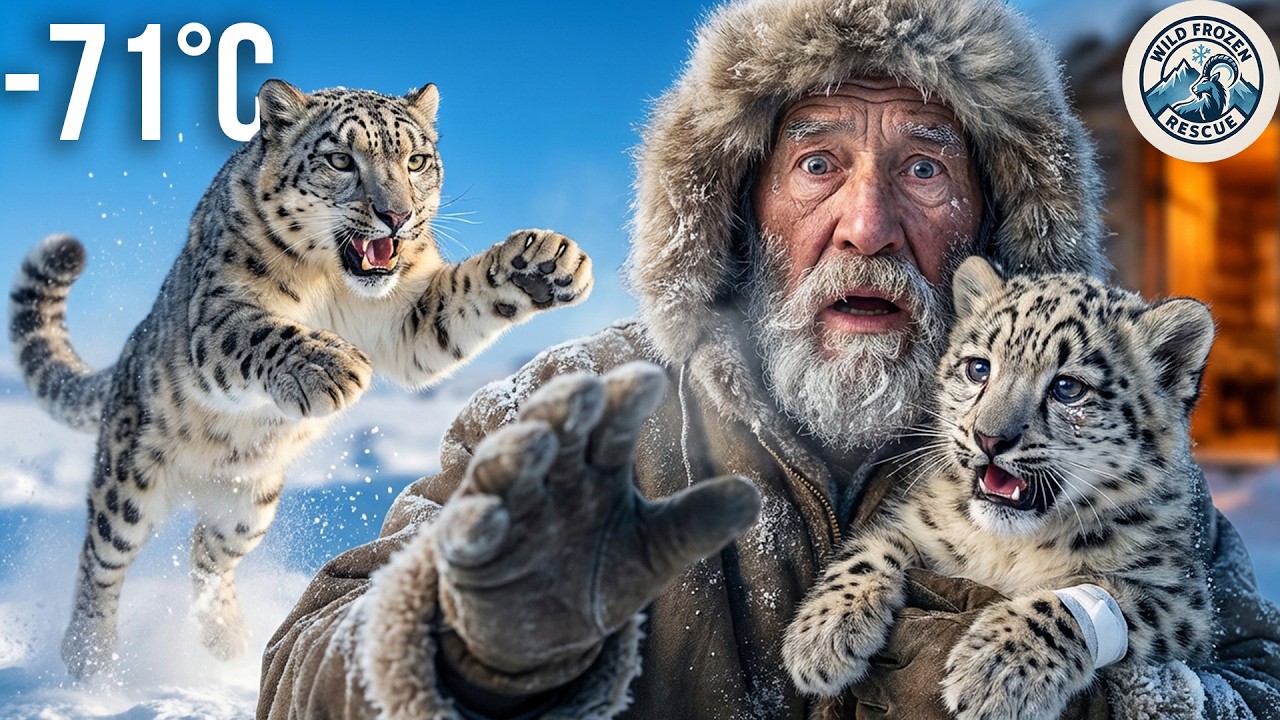 An Elderly Man Saves a Snow Leopard Cub — What Happened Next Is Unbelievable