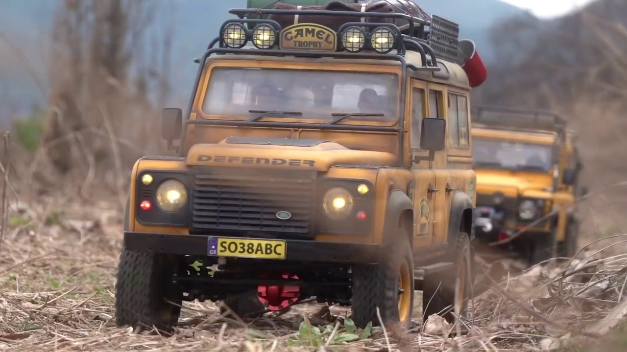 1/10 Scale Land Rover DEFENDER 90/110 Off Road | Camel Trophy Trail with ADRC