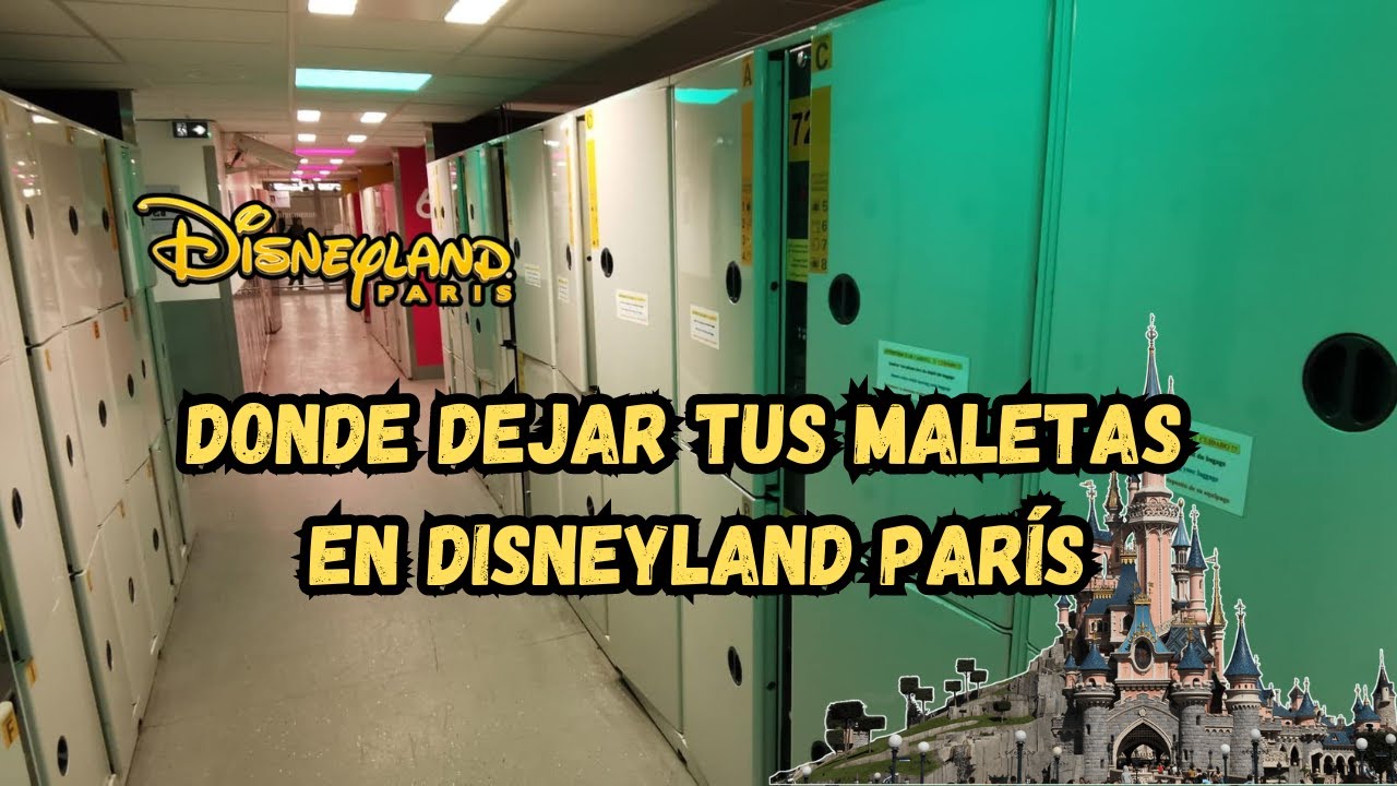 Donde dejar tus maletas en Disneyland París (y disfrutar más)