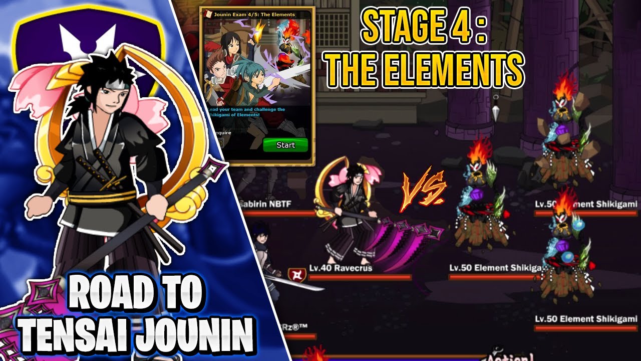 Jounin Exam Stage 4: The Elements | Ninja Legends