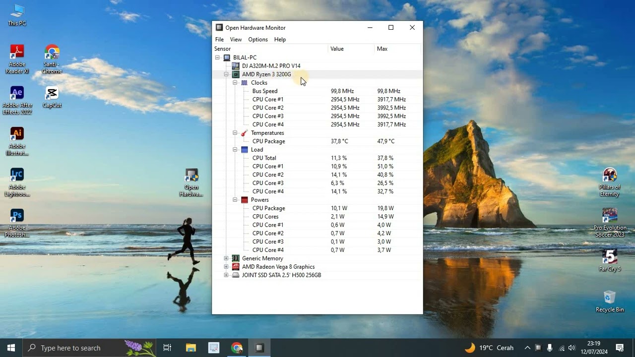 Free Software that monitors PC Temperature! How to Use Hardware Monitor