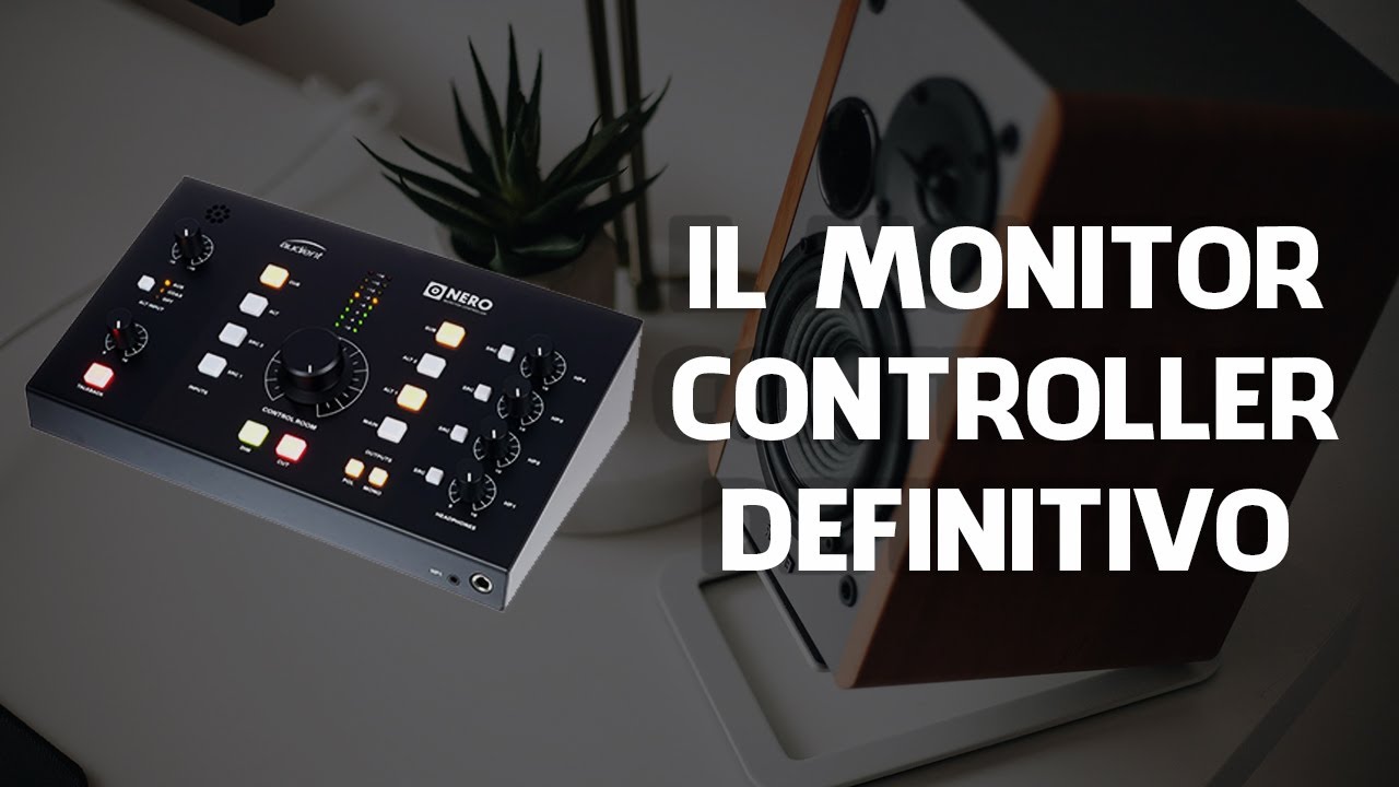 Audient NERO: Il Miglior Monitor Controller sul Mercato (Pro Tools, Logic, Ableton, Studio One)