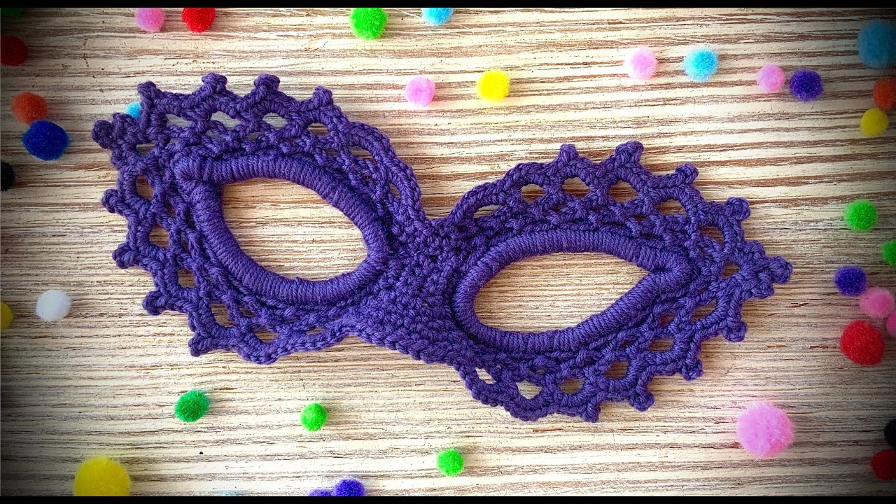 Maske Karneval Fasching #häkeln #petraperle #maske#karneval#fasching#verkleiden#crochet#diy