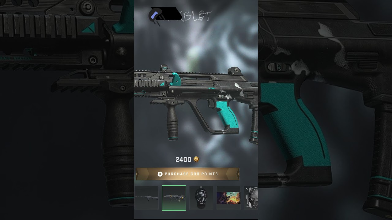 MW2 Inkblot Reactive Blueprints Weapons for Warzone