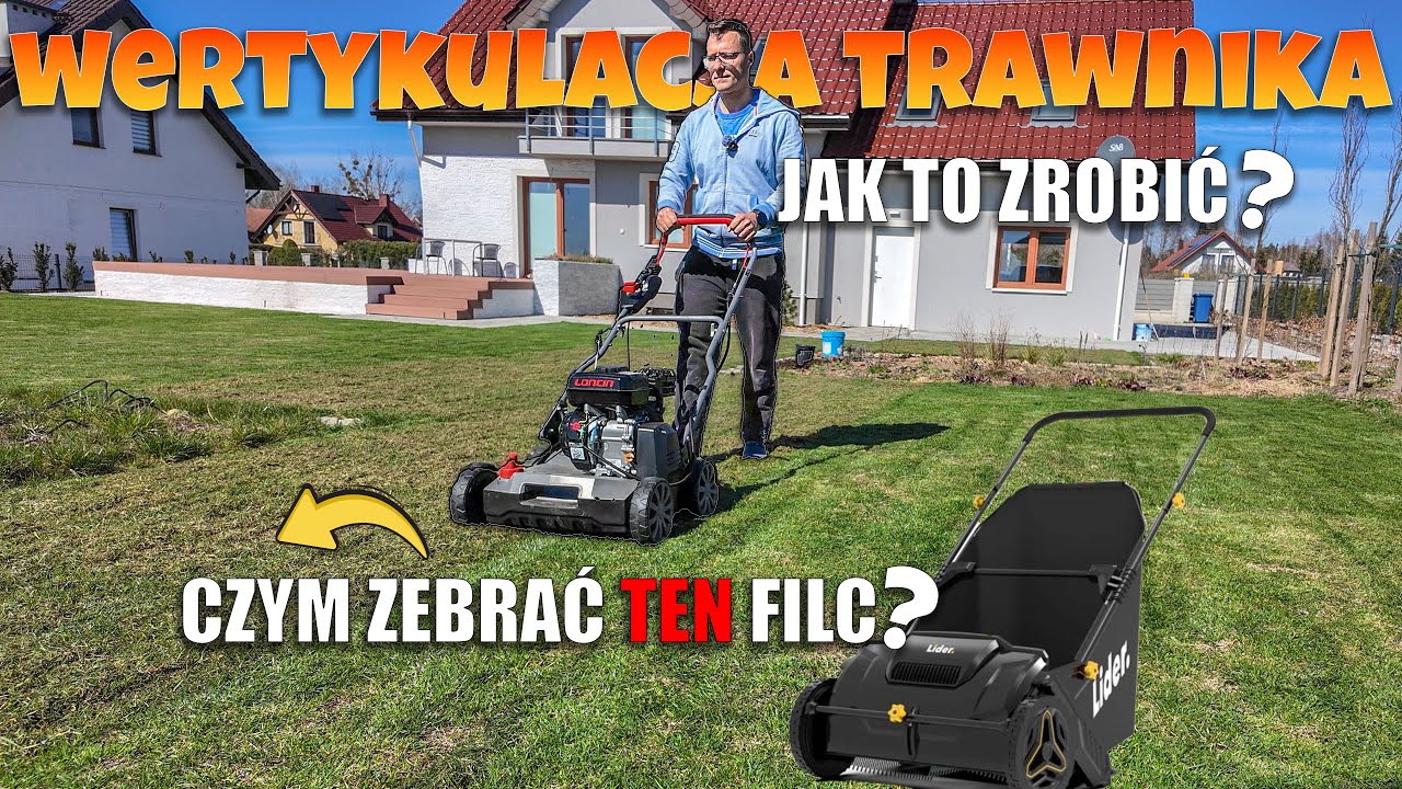 TRAWNIK PO ZIMIE - CZAS NA WERTYKULACJĘ. SPOSÓB NA ZBIERANIE FILCU