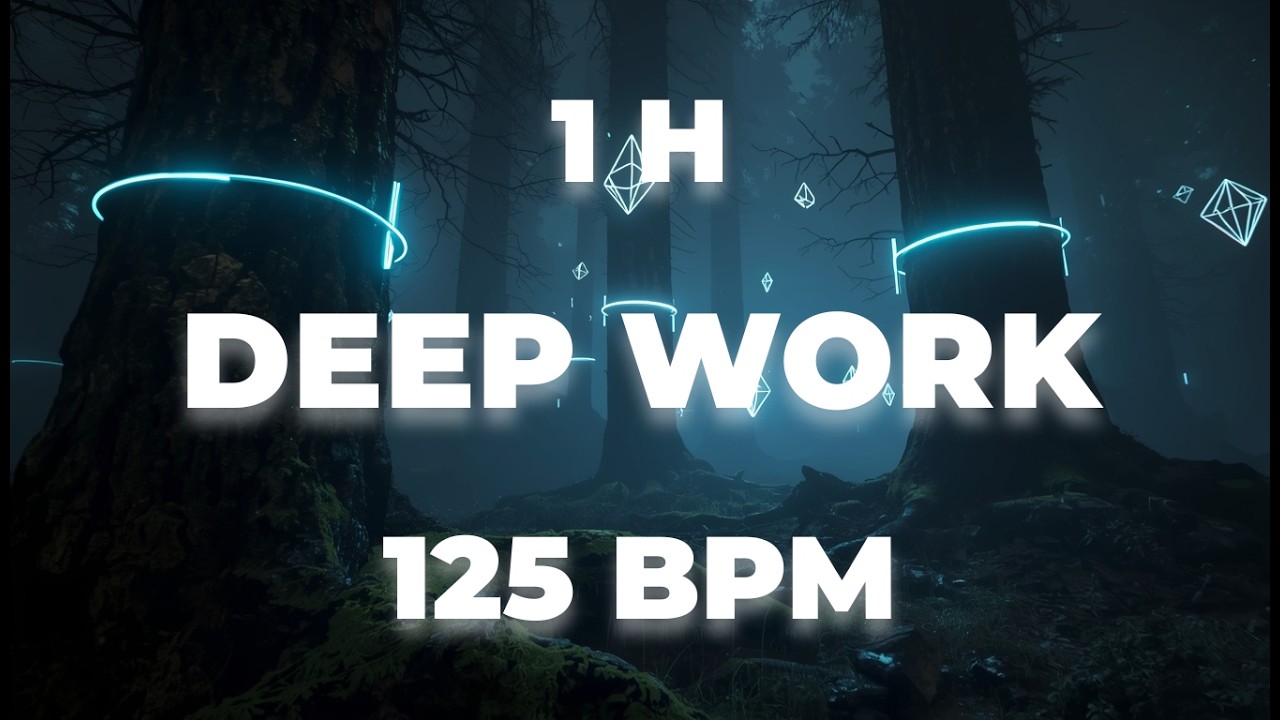 Mythical Forest ~ 125 BPM Intense Flow State Music for Fast Coding & Deep Work