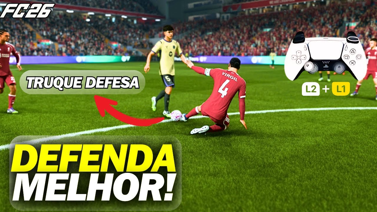 APRENDA AGORA COMO SE DEFENDER E SOFRER MENOS GOLS no EA FC 26 🎮 SEGREDO PARA DEFENDER BEM!
