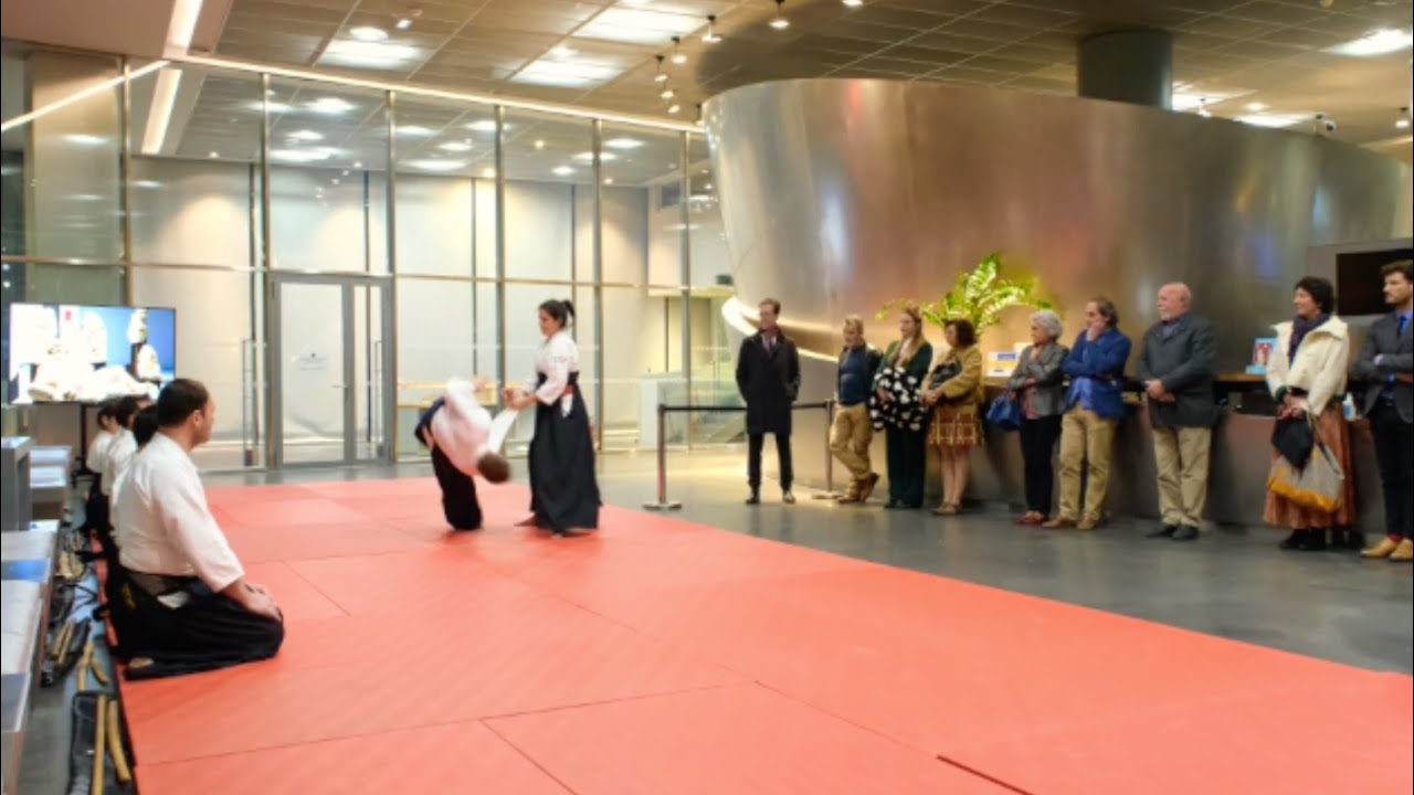 Démonstration Kobayashi Ryu au musée de la Romanité à Nîmes. Novembre 2023