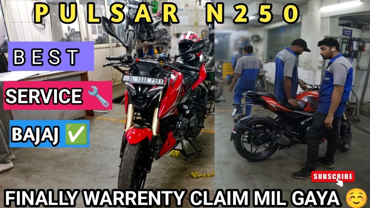 Finally Warrenty Claim Mil Gya Pulsar N250 ✅☺️ Full Process Explain 🤔