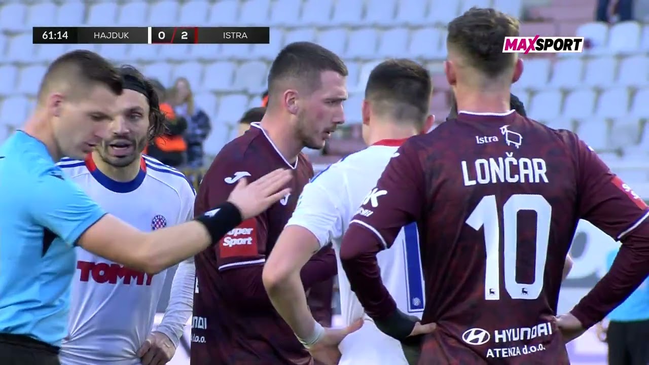HAJDUK vs ISTRA 1961 1:2 (19. kolo, SuperSport HNL 25/26)