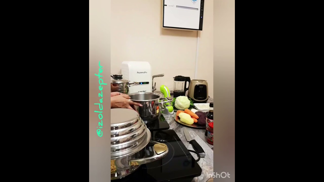 готовим в цептер-системе несколько блюд одновременно!