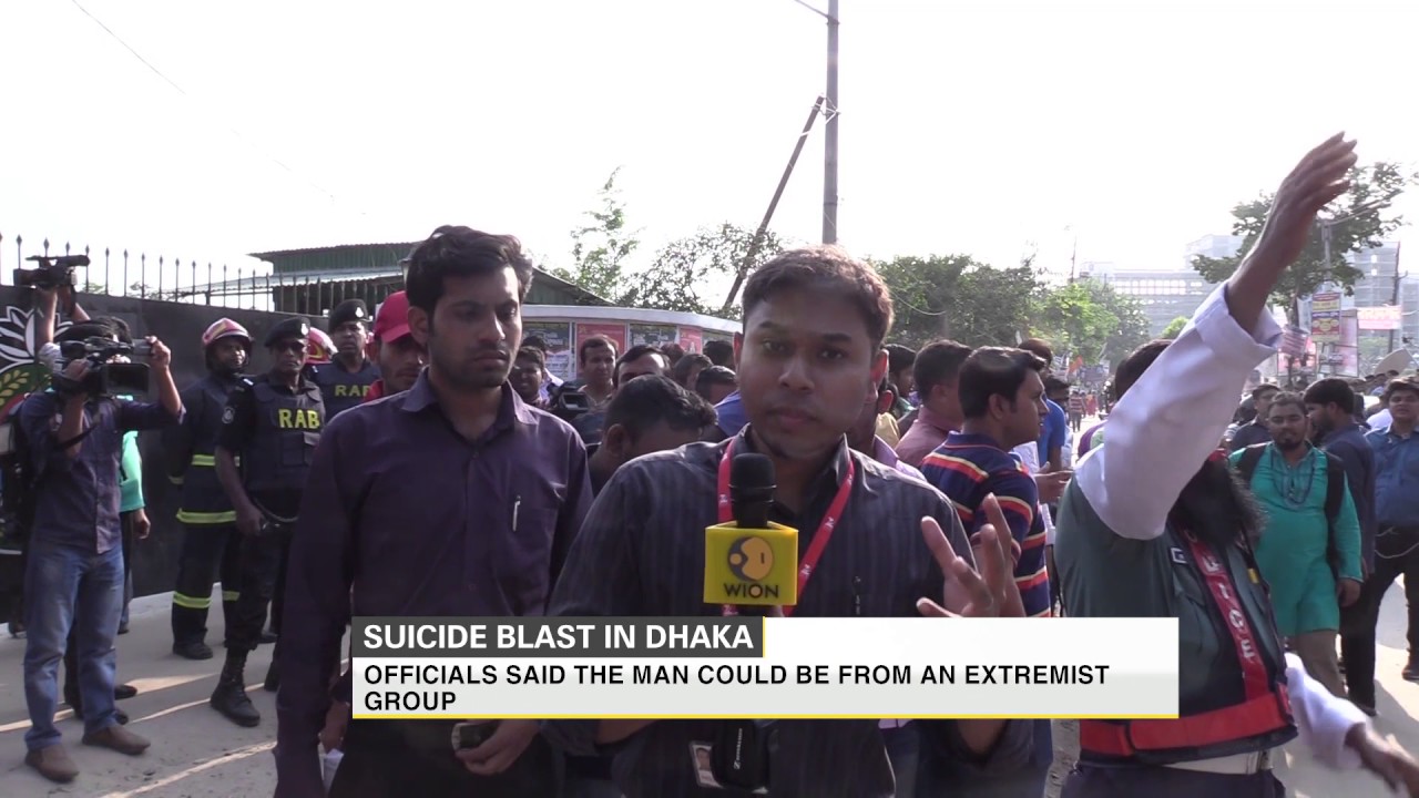 Suicide bomber strikes in Dhaka