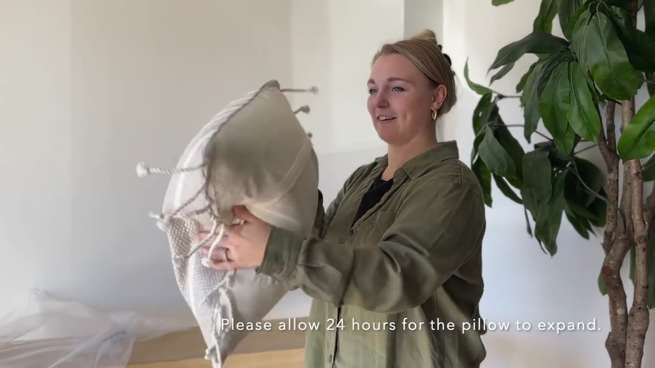 How To: Unpack your vacuum sealed pillows