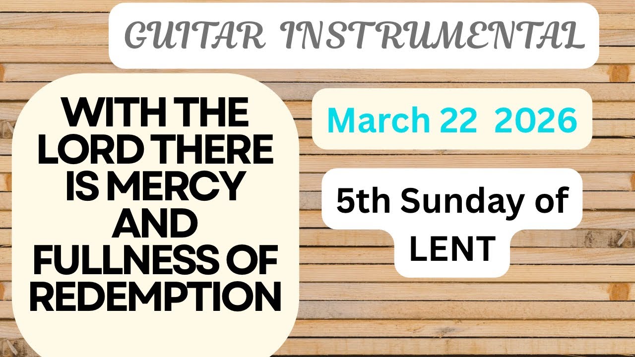 March 22 2026 #guitarinstrumental WITH LORD THERE IS MERCY & FULLNESS  OF REDEMPTION #ofw #ofwlife 