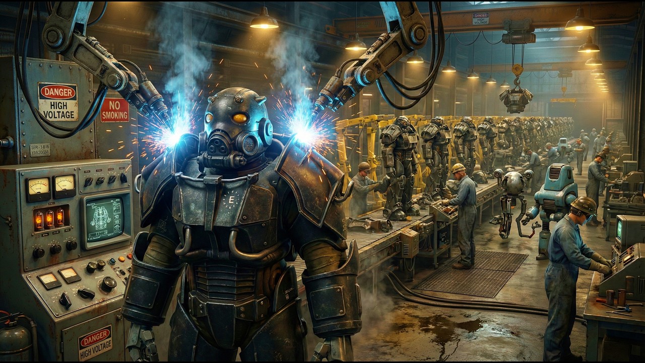 Inside the FALLOUT Hellfire Power Armor Factory (2077): Building the Enclave’s Hellfire Armor
