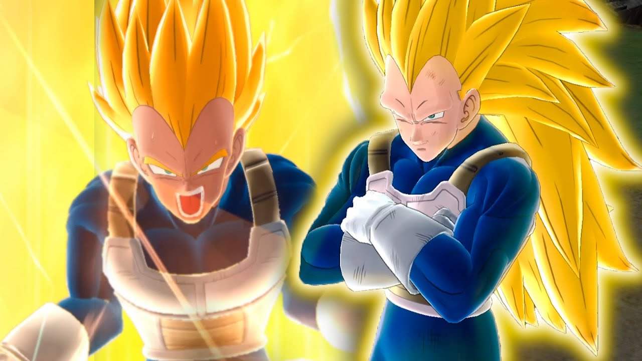 Dragon Ball Raging Blast 2 Mods: Vegeta SSJ3 (Full Transformable)