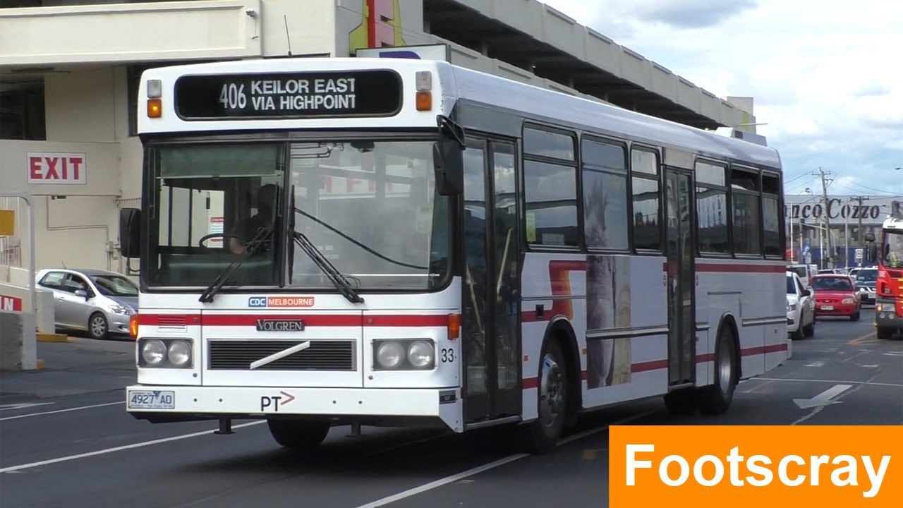 Some buses at Footscray - Melbourne Transport