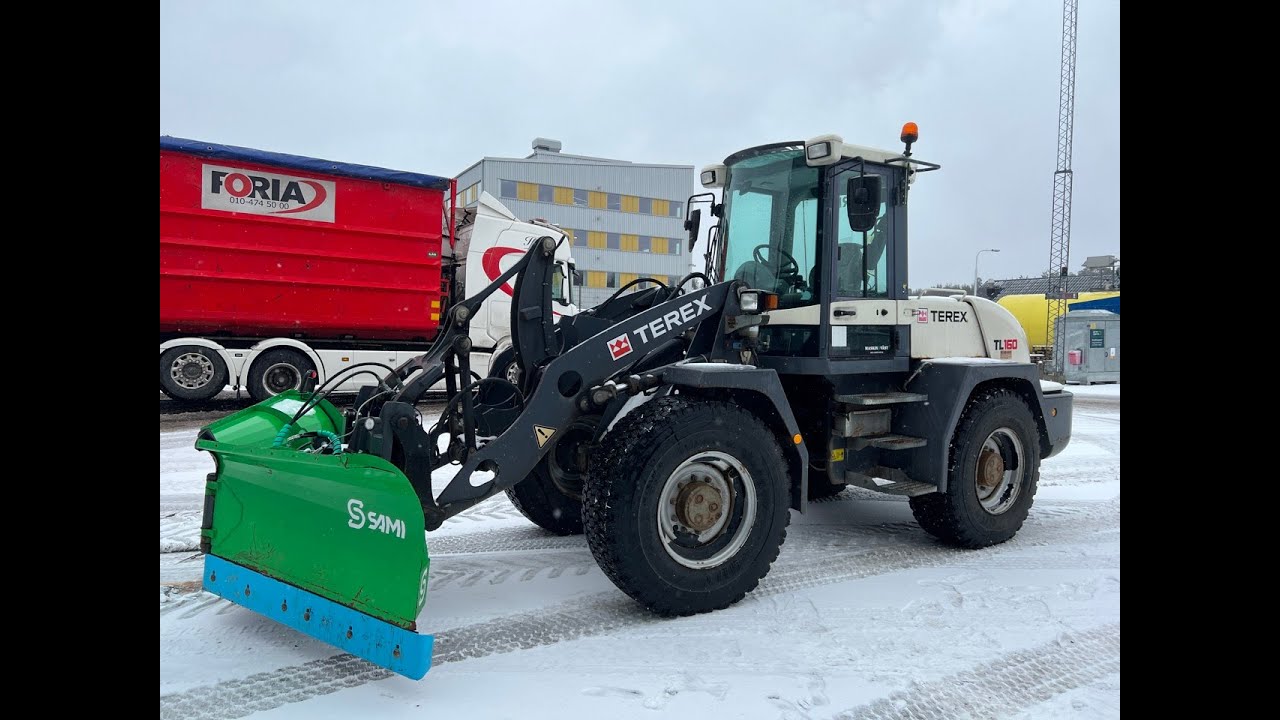 Köp - Hjullastare Terex TL160 + redskap