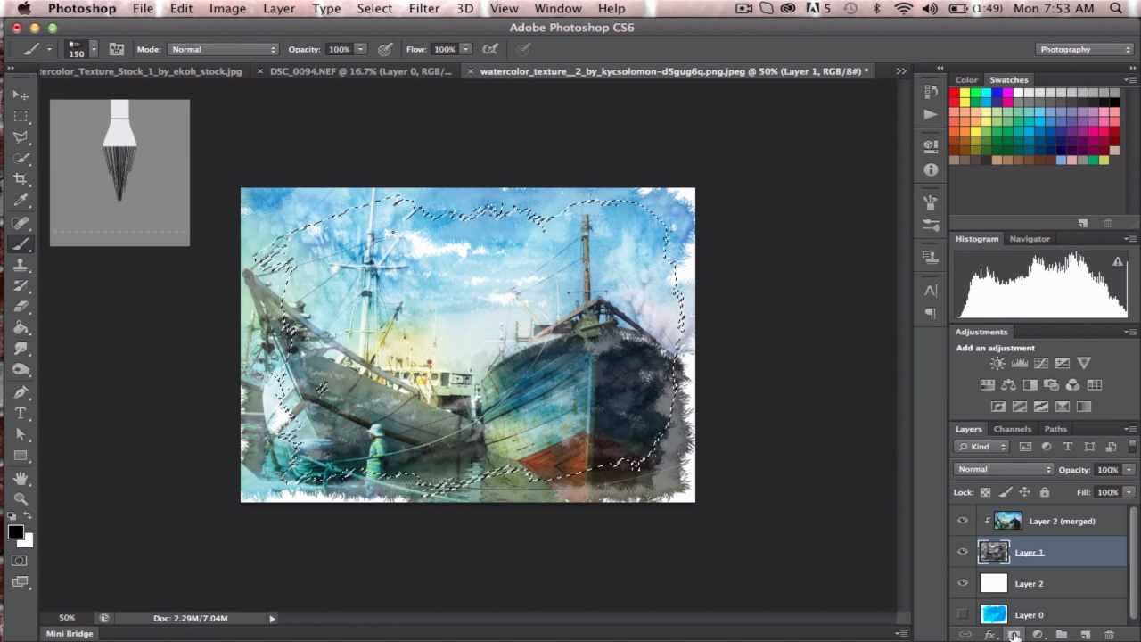 Watercolor in CS6