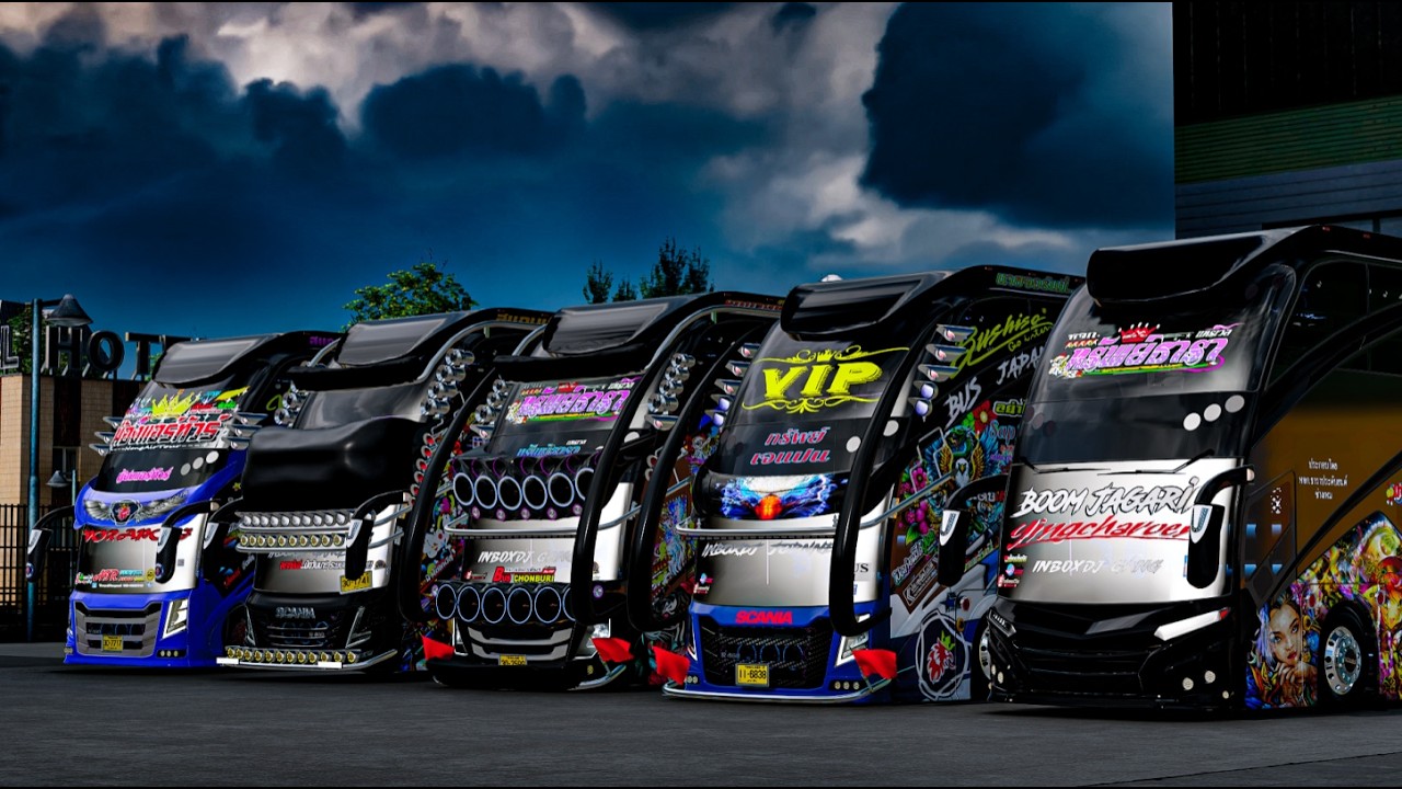 Airskyline888 ETS2 ทริปงานขบวนน้องแอร์ทัวร์ กรุงเทพ-ชลบุรี EP.121