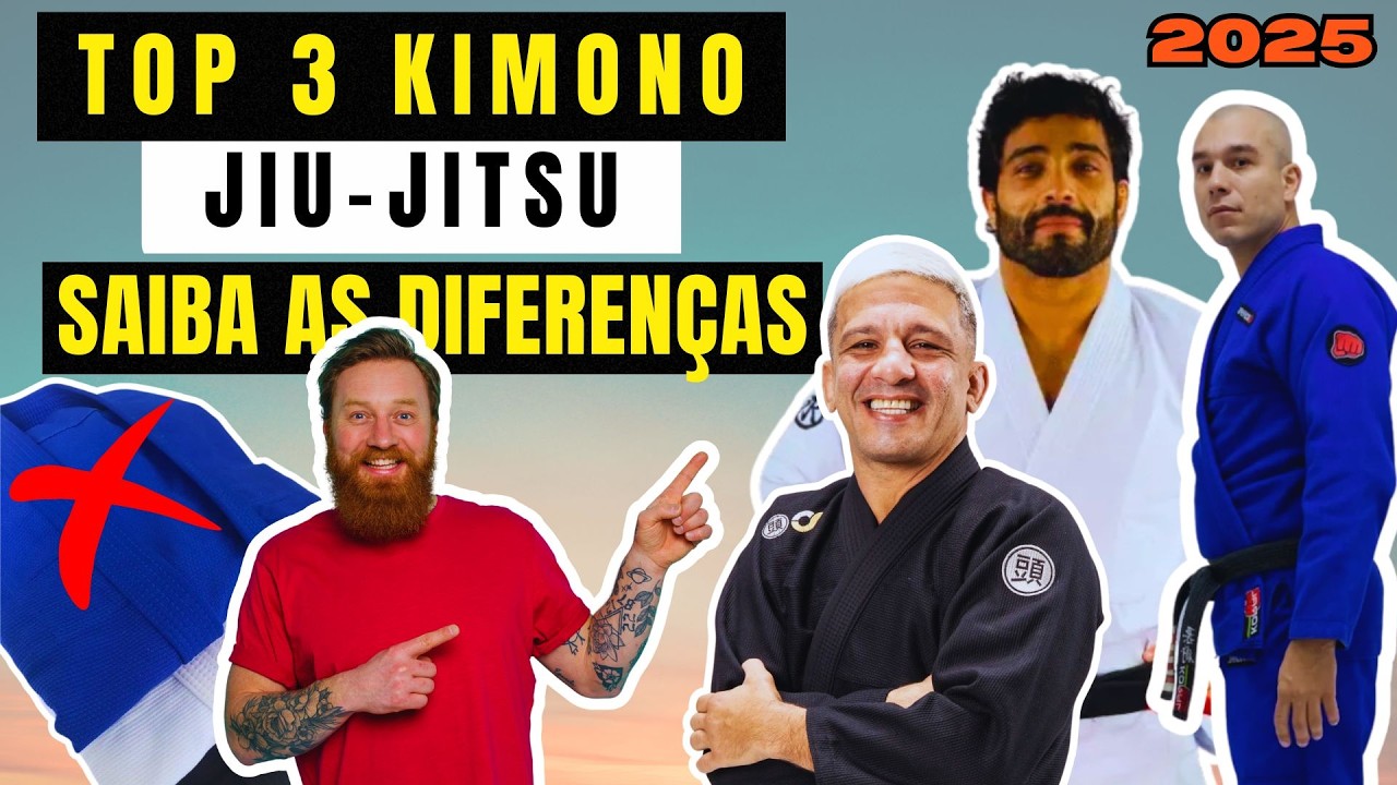 Melhor Kimono de Jiu-Jitsu 2025 I Treino x Competição: Qual Vale Mais a Pena Começar?
