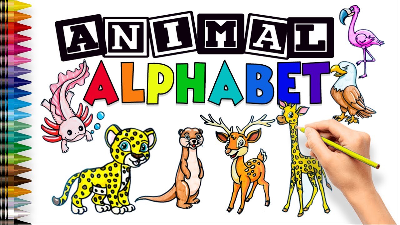 Learn the Alphabet with Animal Drawings: A Fun and Easy Tutorial for Kids and Toddlers