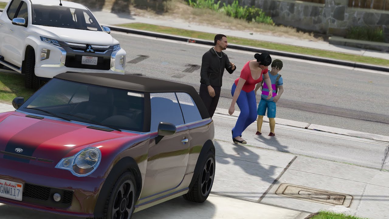 هدد إمرأه وخطف طفلها عشان مصالحه الشخصيه لكن جاه من يقده || قراند 5 - GTA V
