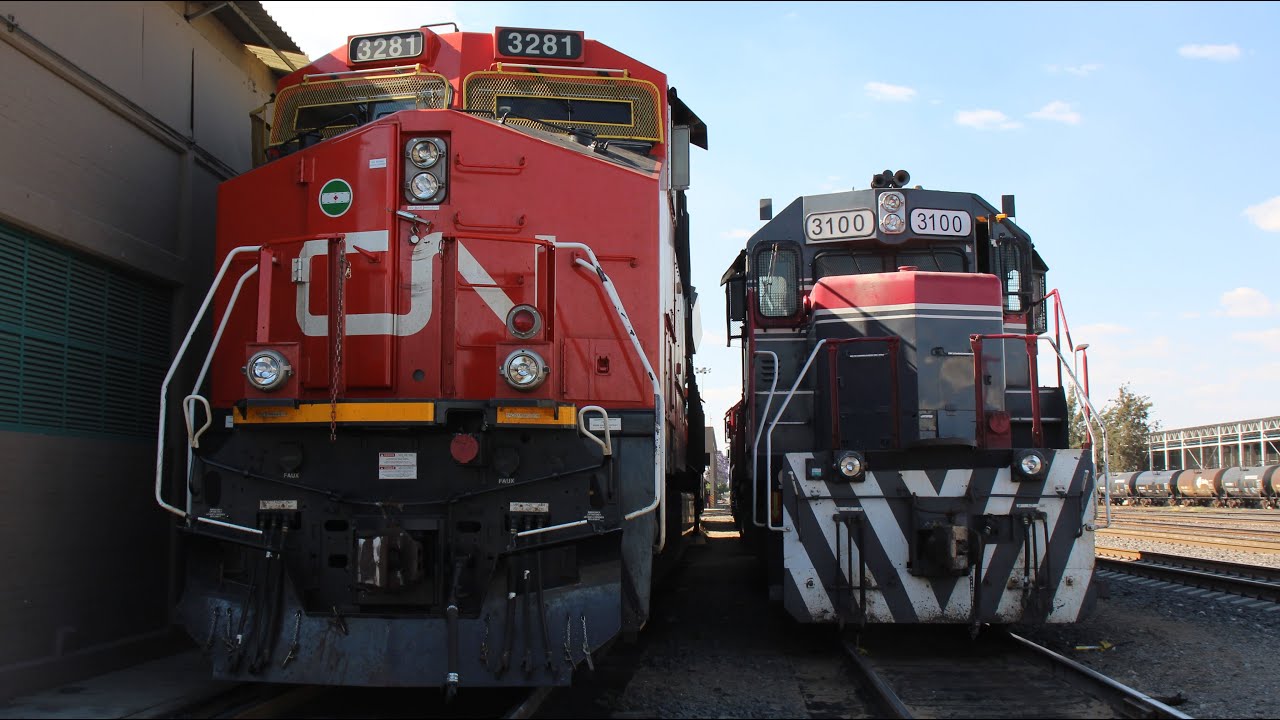 CabTour Locomotives: CANADIAN NATIONAL 3281 GE ET44AC + FXE 3100 SD40-2!!