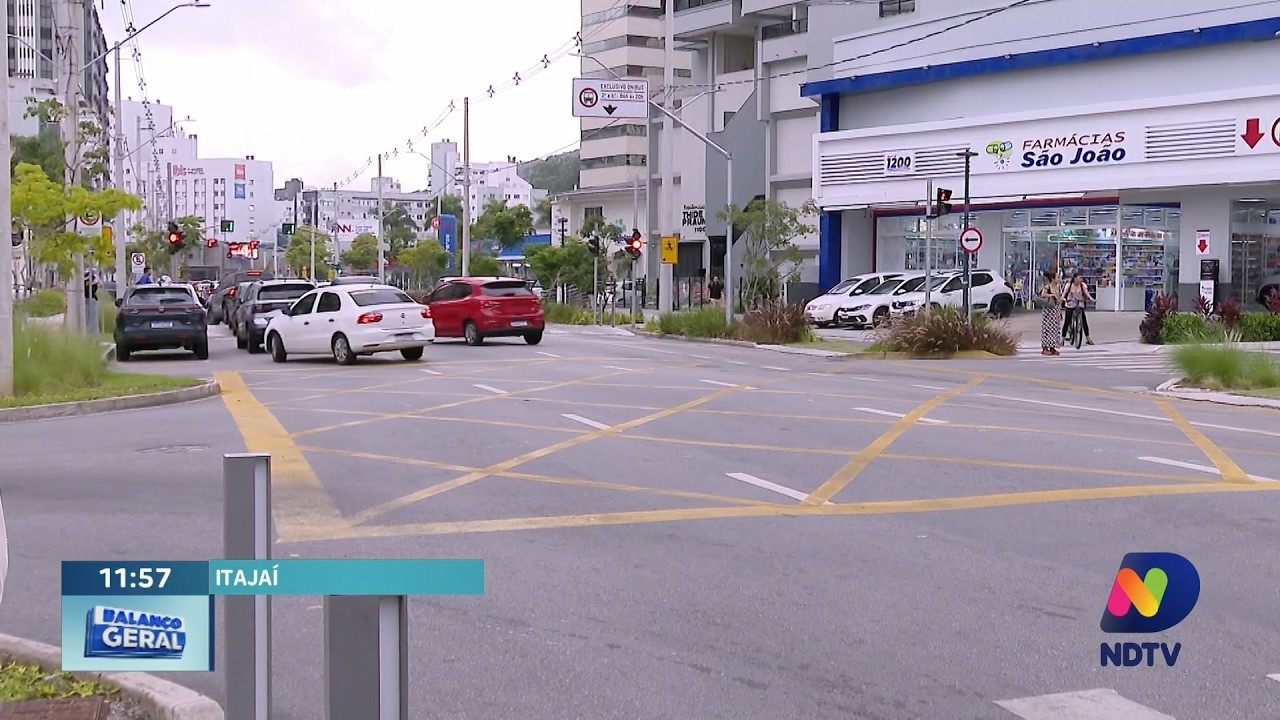 Faixa exclusiva para ônibus começa na Marcos Konder,