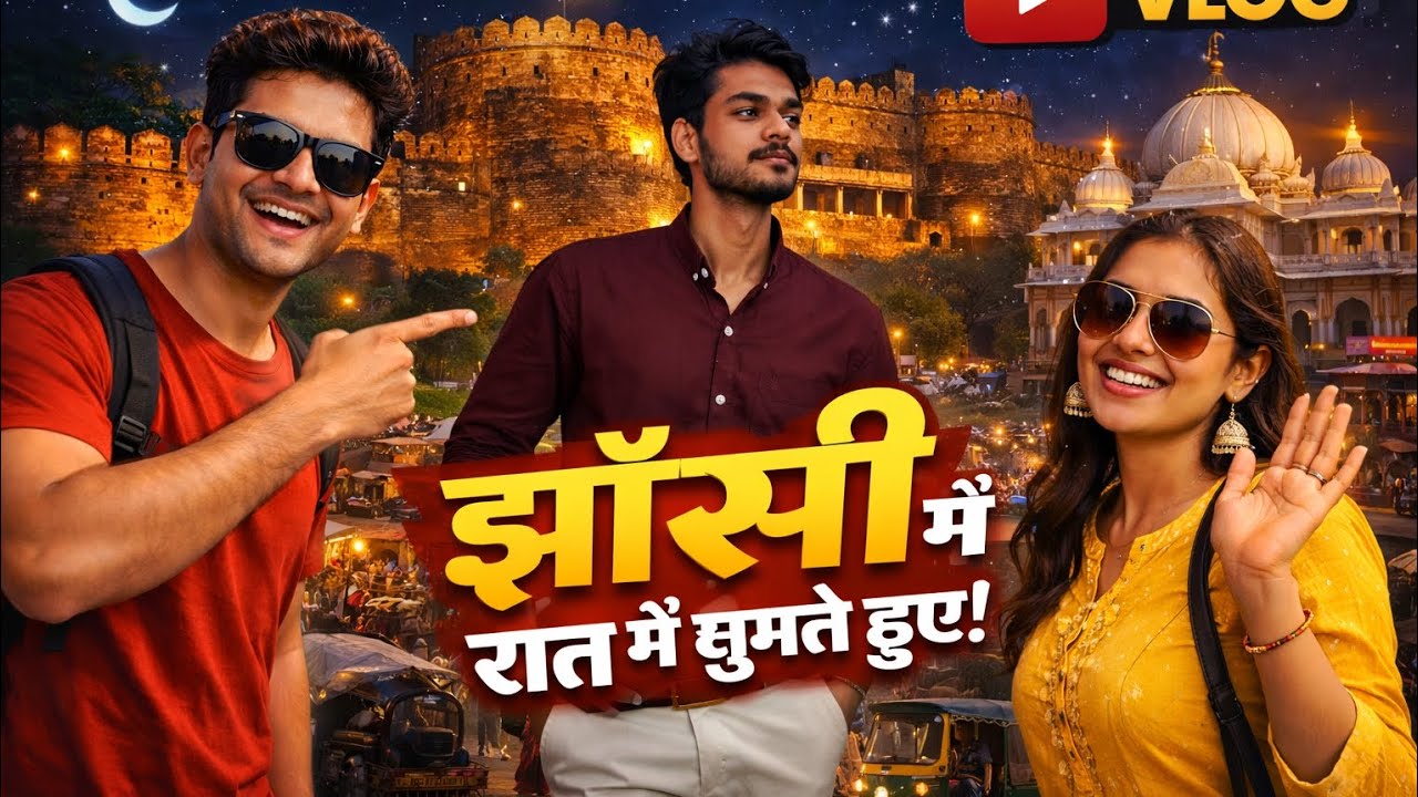 झांसी की गलियों में रात के समय घूमते हुए//झांसी की फेमस गलियाँ// असली झांसी की नाइट लाइफ का अनुभव..