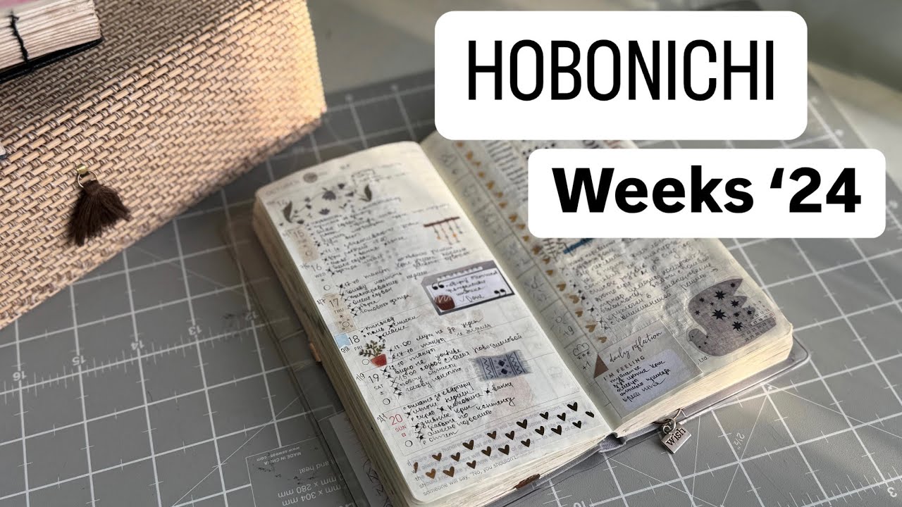 КАК Я ВЕЛА HOBONICHI WEEKS ВЕСЬ 2024 ГОД