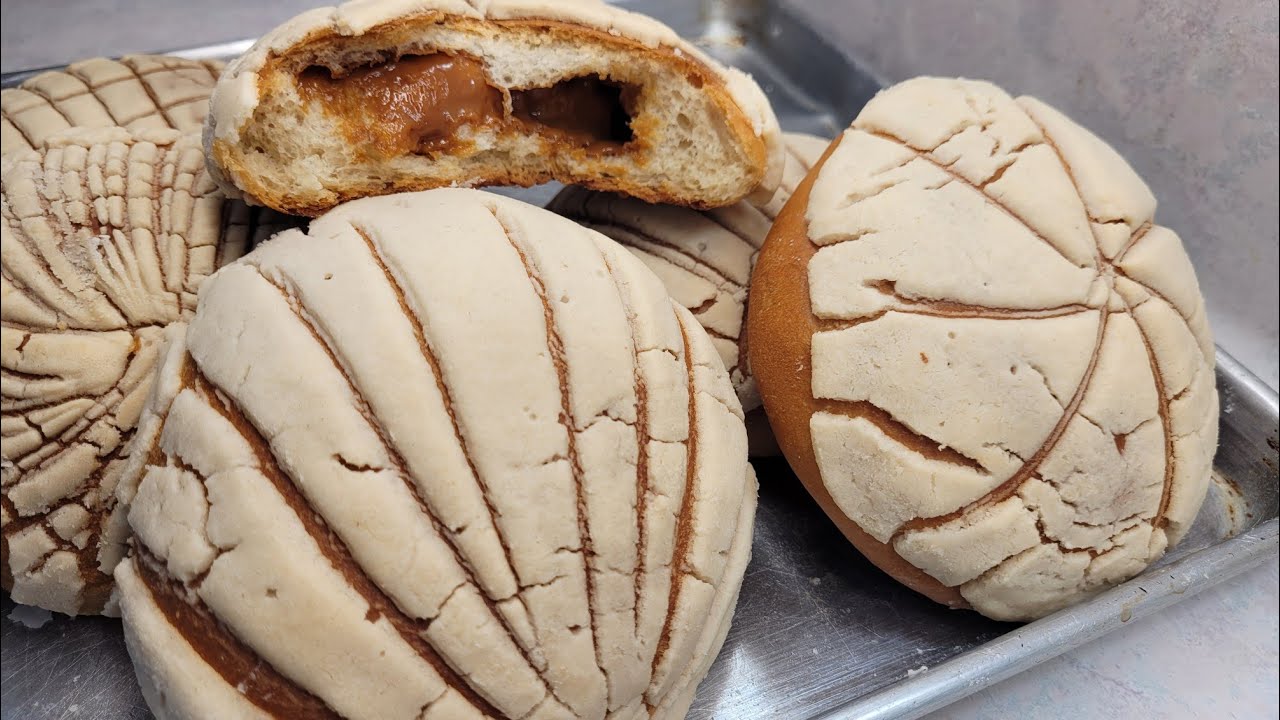 como hacer super conchas rellenas de dulce de leche