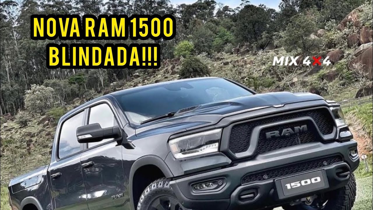 NOVA RAM 1500 0KM BLINDADA! VERDADEIRO TANQUE DE GUERRA