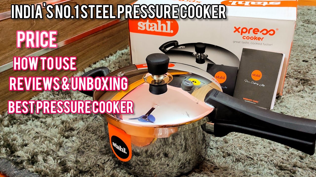Unboxing Stahl Xpress Stainless Steel 3L Pressure Cooker /Stahl Cookware /Stahl Triply cooker