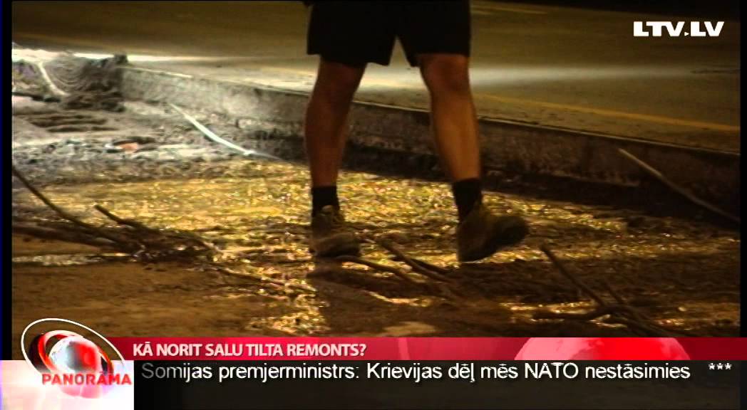 Kā norit Salu tilta remonts?