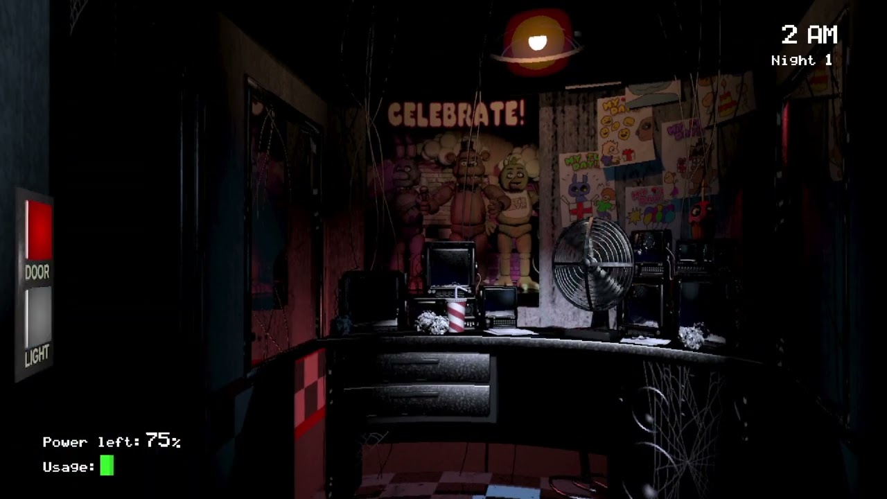 Five Nights at Freddy's noche 1 casi me quedo sin bateria