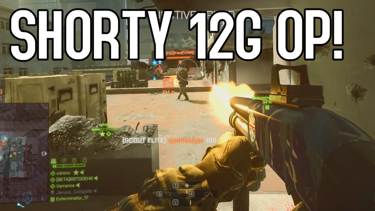 SHORTY 12G MASSACRE | Battlefield 4
