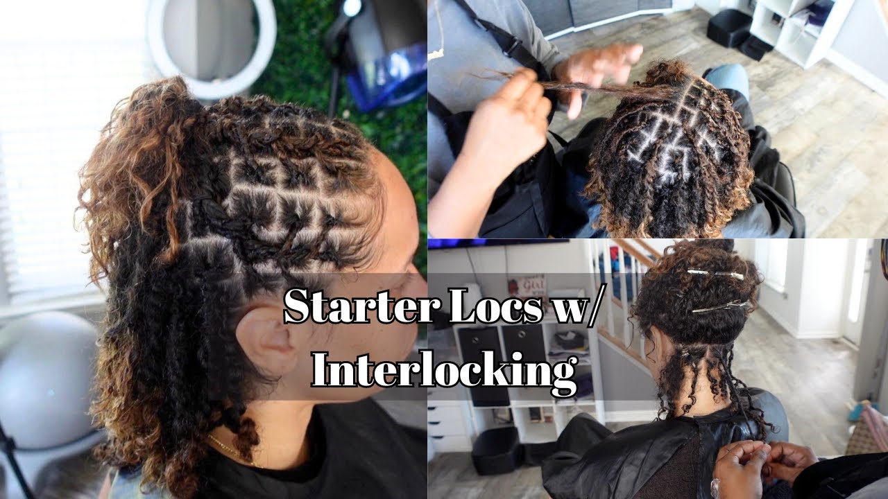 Starter Loc Retwist | Interlocking Method | 3A 3B Hair