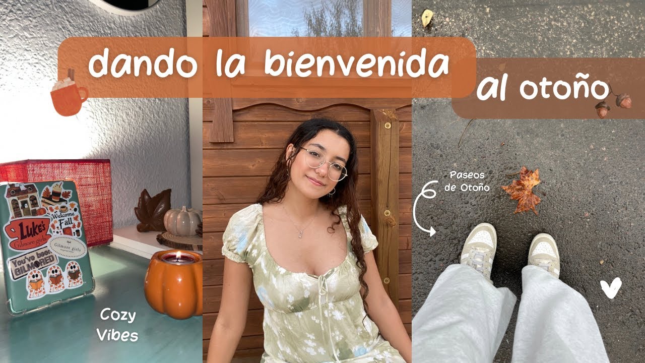 Dando la bienvenida al otoño 🍂 haciendo velas, hablando de libros, decorando la habitación.. 