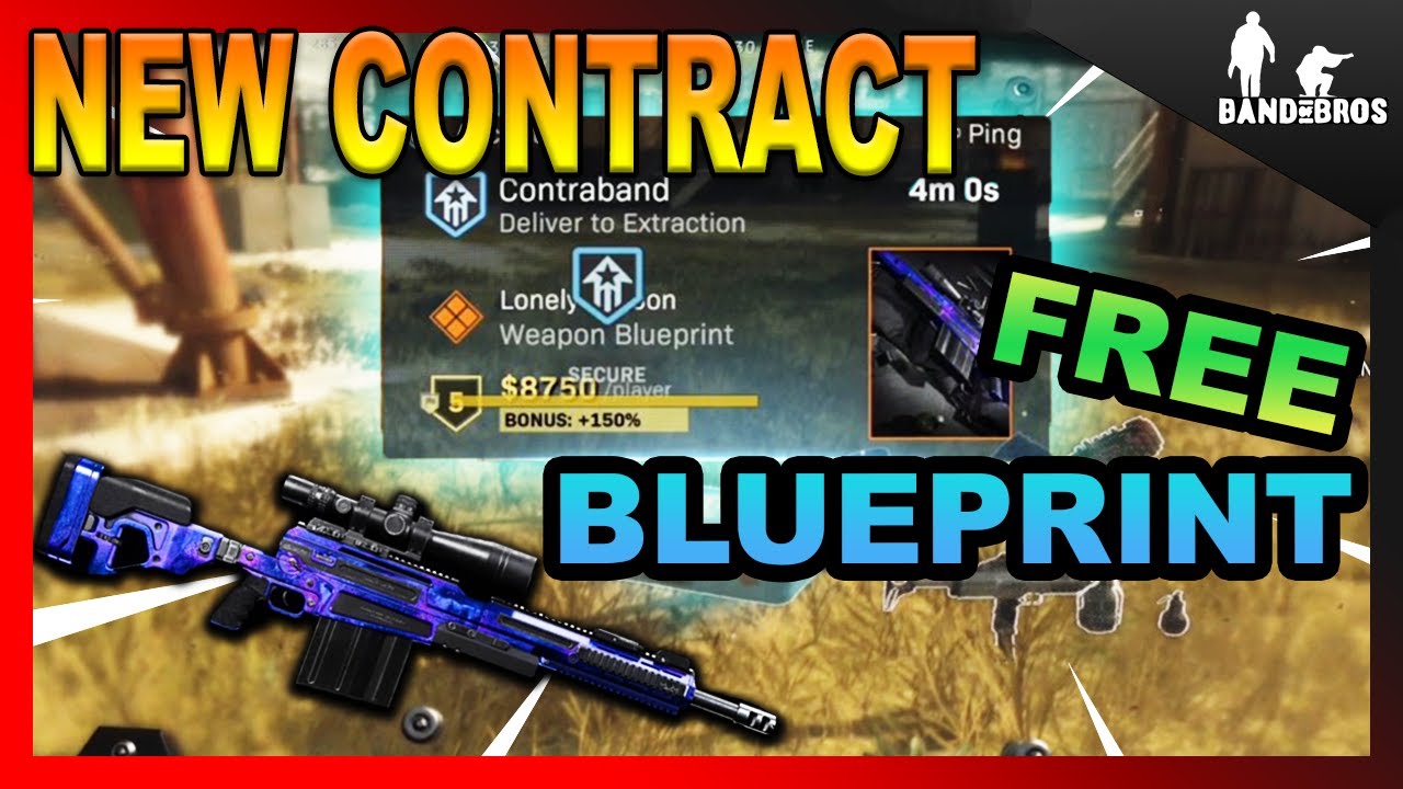 How To get  A FREE Blueprint Weapon In Warzone | Contraband Contract Explained | Best Contract | MW