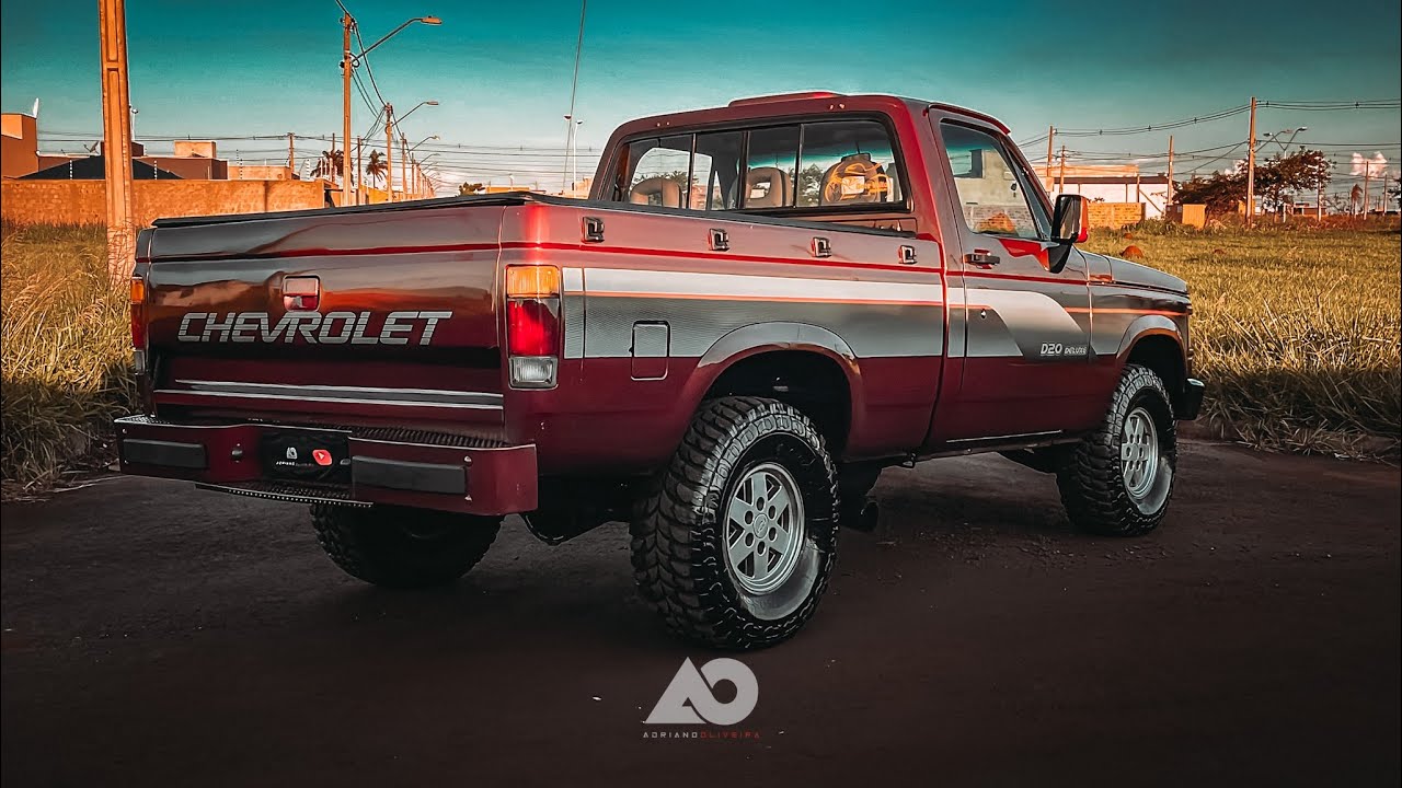 CHEVROLET D20 DELUXE 4.0 MAXION TURBO 1992 PNEUS 33 CALÇO NA SUSPENSÃO A VENDA EP #547