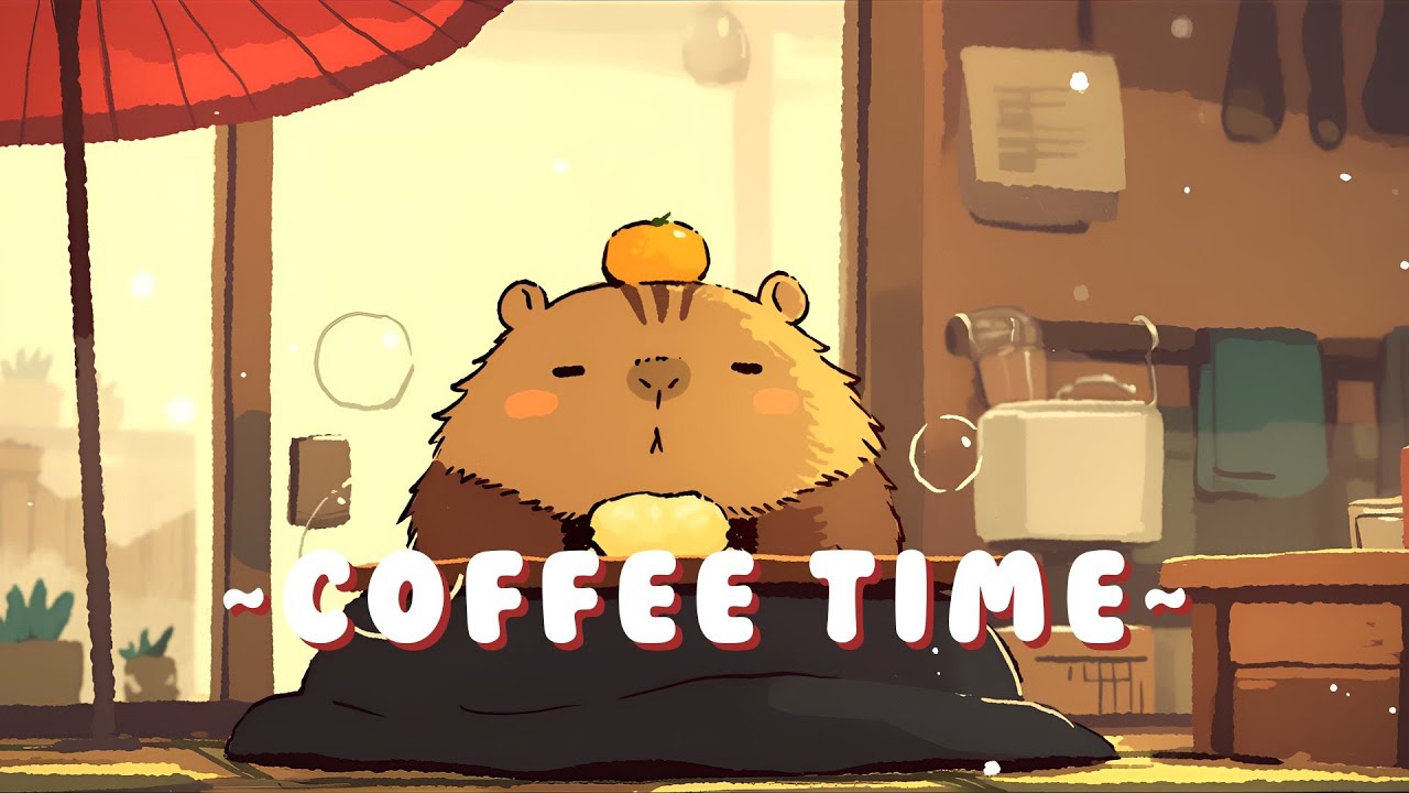 [1 Hour] Capybara Lofi Zone | Cozy Beats for Relaxation 🦫 🎧 ✨ | Background Music