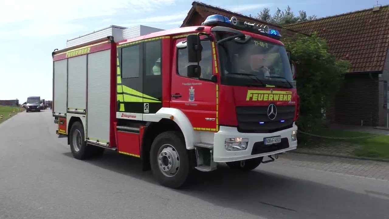 [Alarm während 11.Norddeicher Feuerwehrtage] DLAK 23/12 FF Norden + HLF10 FF Zug 4 Leybucht