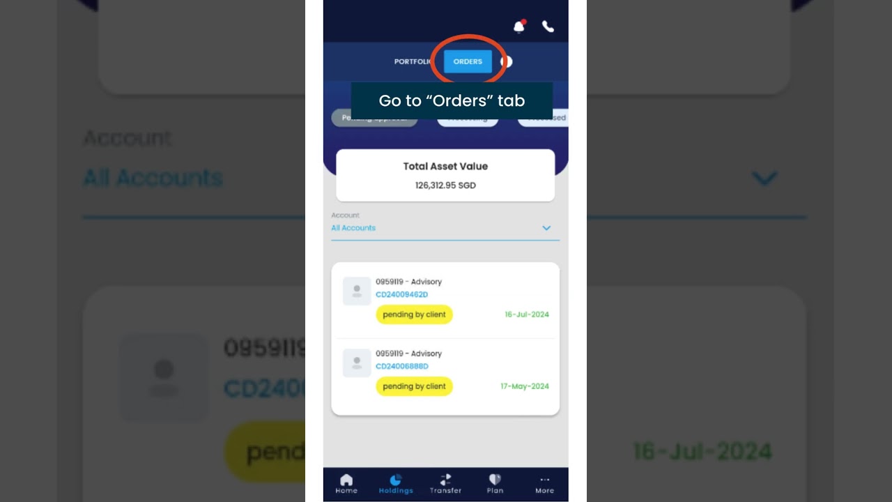 PhillipCapital MyWealth App Tutorial: How to approve your orders