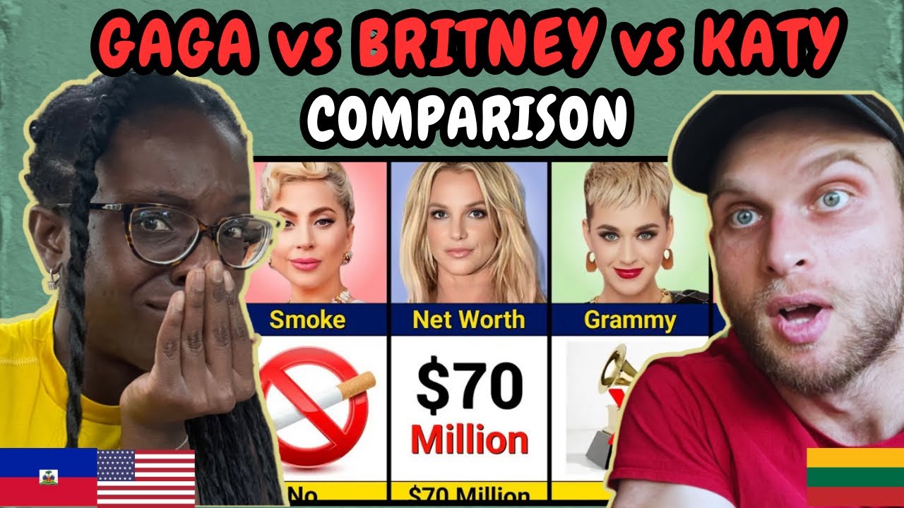 REACTION TO Comparison: Lady Gaga vs Britney Spears vs Katy Perryz | FIRST TIME WATCHING