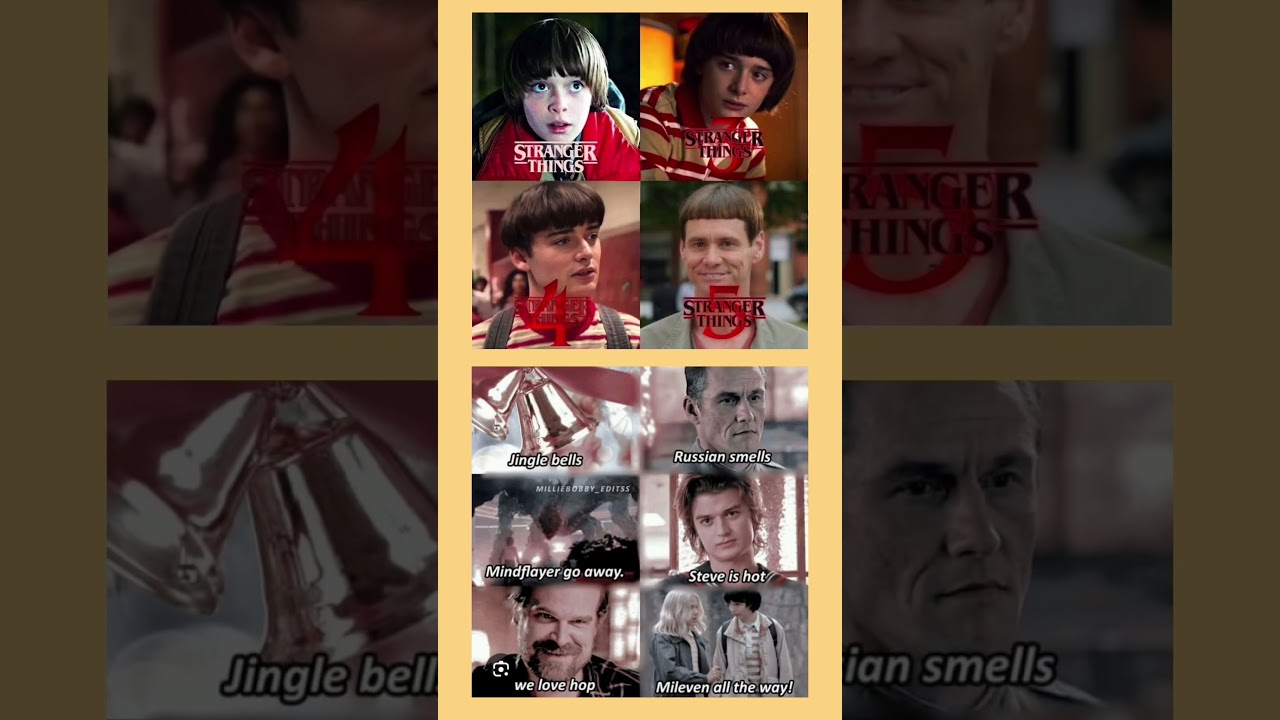 Stranger Things Christmas Edit 🎄 | Jingle Bells, Steve Harrington & Mileven Meme#strangerthings#meme