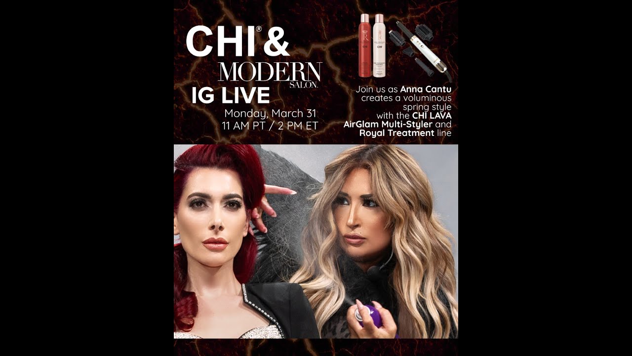 Creating a Spring-Ready Blowout with CHI Royal Treatment & Lava AirGlam
