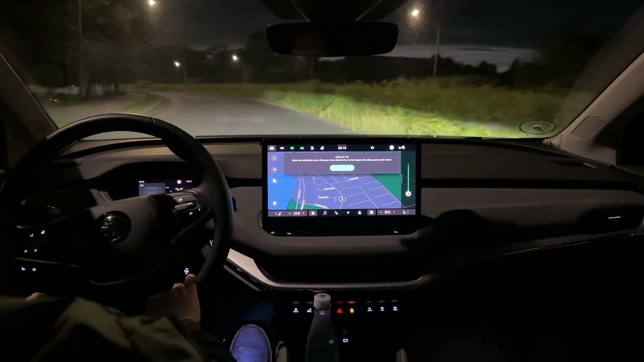 New Skoda Enyaq 2025 - Cockpit View